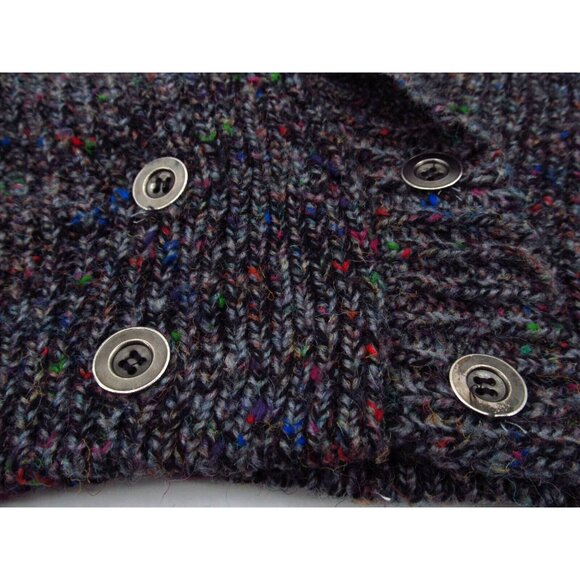 Vintage Petite Sophisticate Cardigan Sweater Womens Small Cable Knit Open V-Neck - Picture 9 of 12